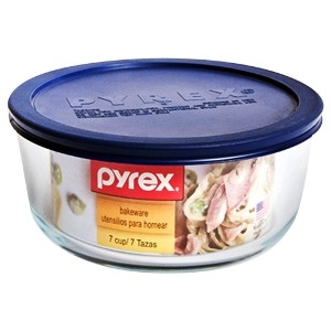 ชามแก้วไพเร็กซ์พร้อมฝา 7 ถ้วยตวง