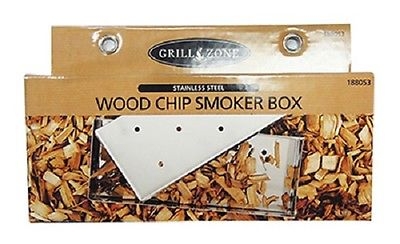 188053 - Grill Zone, Stainless Steel BBQ Smoker Box / กล่องรมควันไม้หอมสเตนเลสกริลโซน