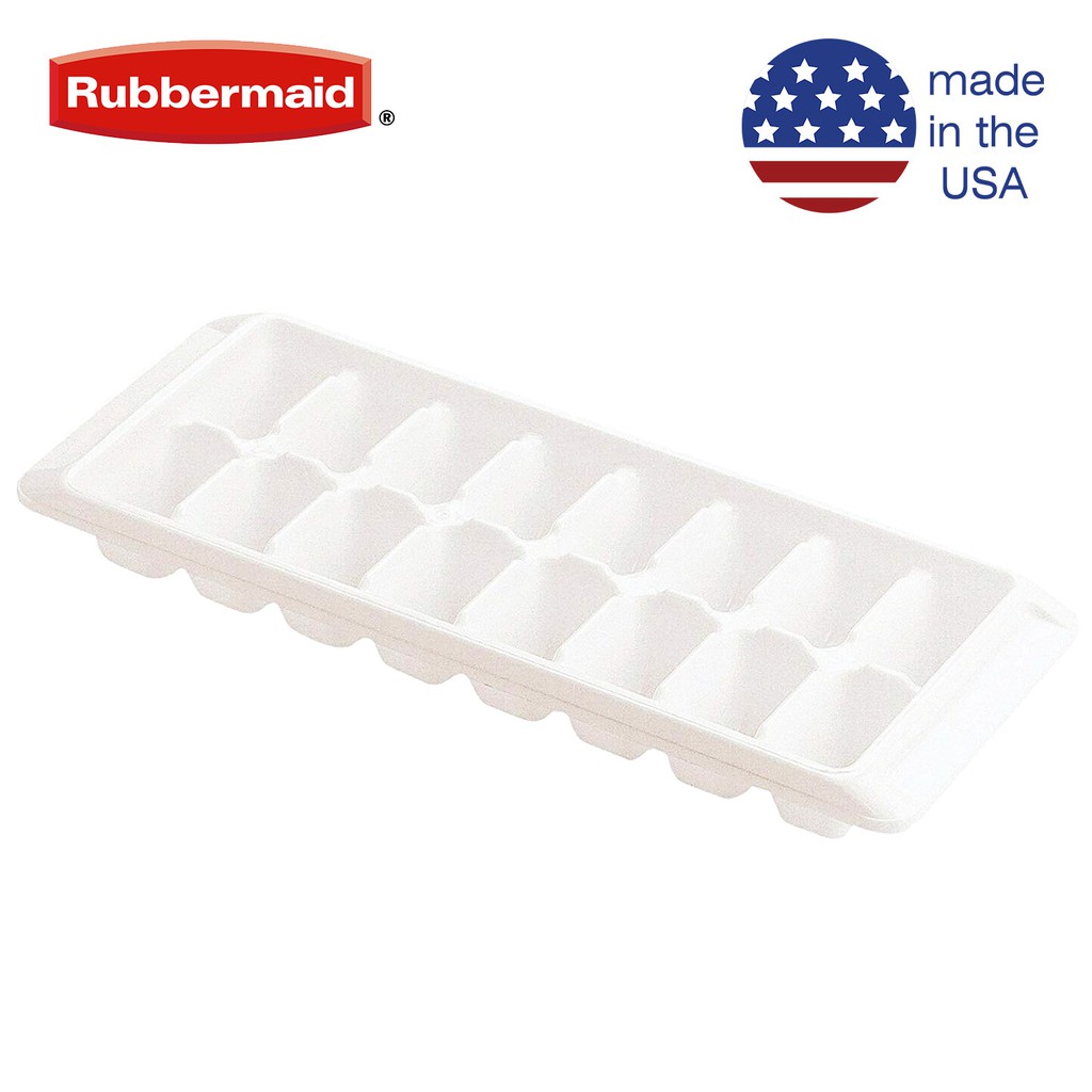 176586, Rubbermaid, White Ice Cube Tray, ถาดทำน้ำแข็งรับเบอร์เมดสีขาว