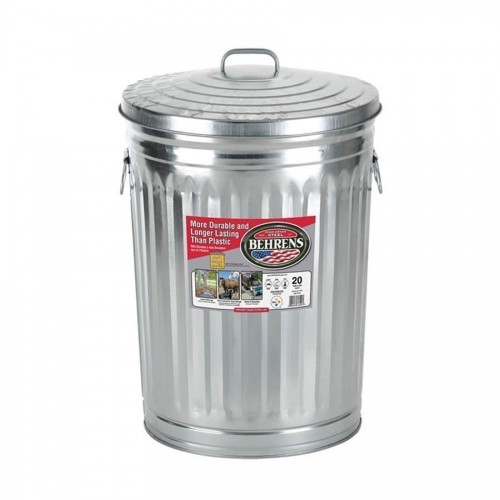 Behrens, 20 Gallon Galvanized Steel Trash Can