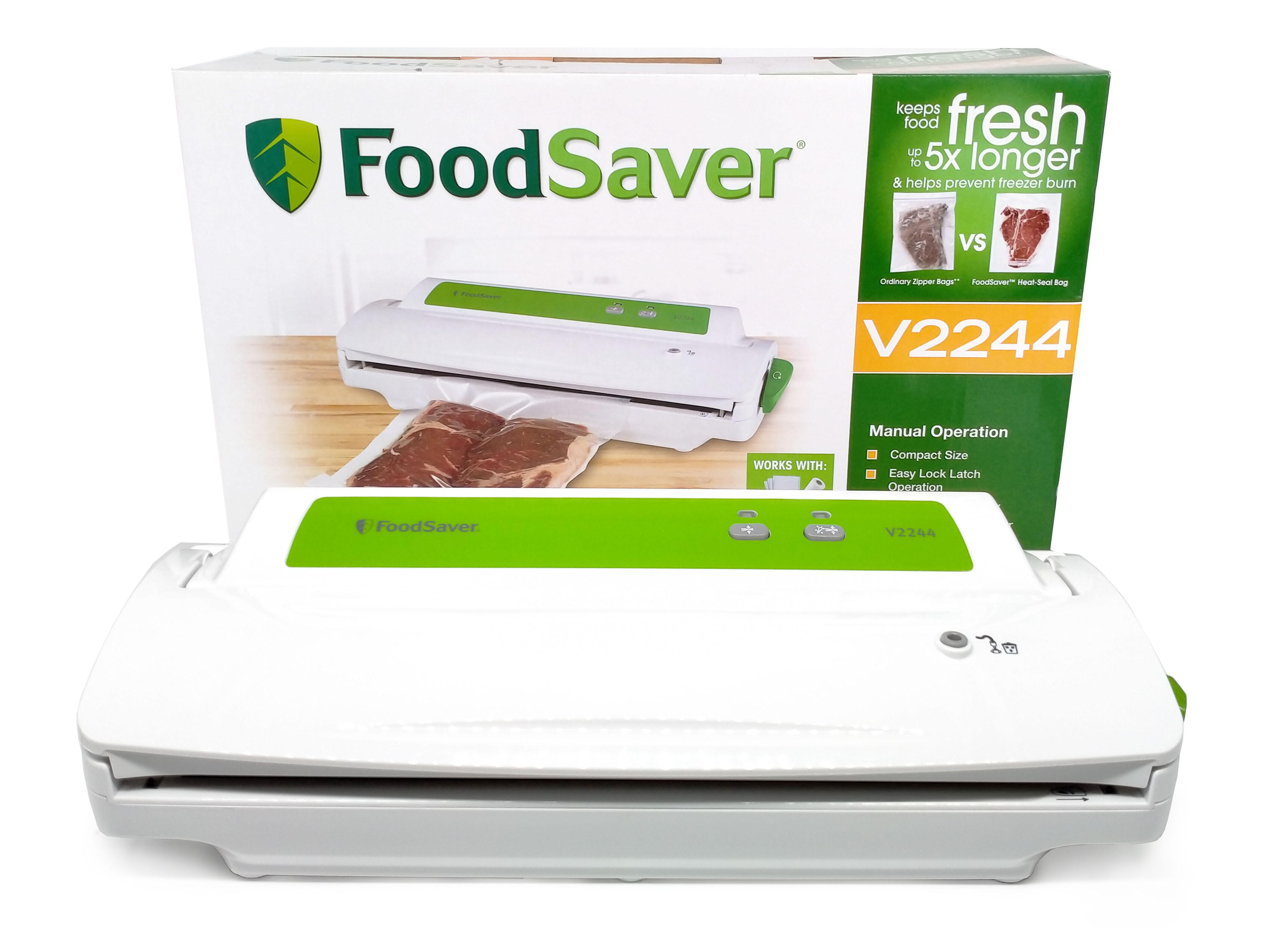 V2244W - FoodSaver, V2244 Vacuum Sealing Food System / เครื่องทำสุญญากาศและซีลปากถุงv2244