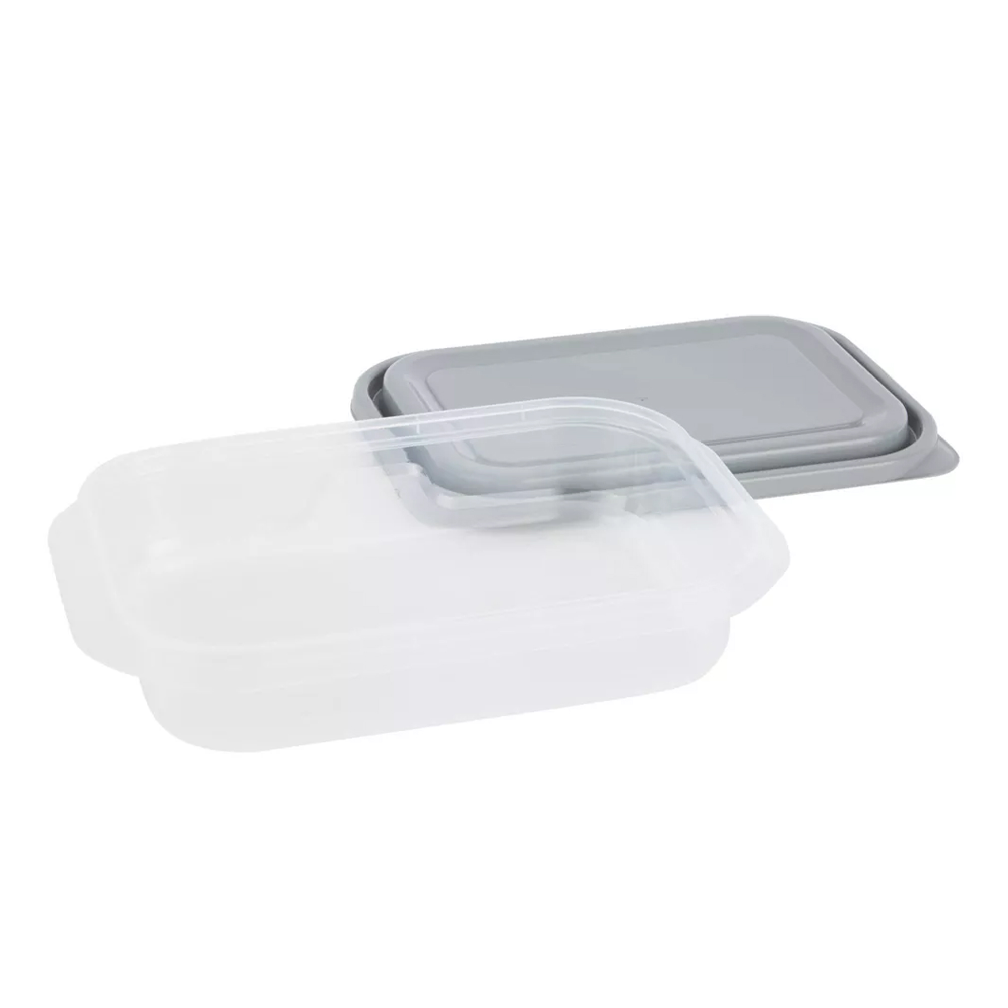 108400 GoodCook 4-Cup Food Container Medium Rectangle 3PC Set