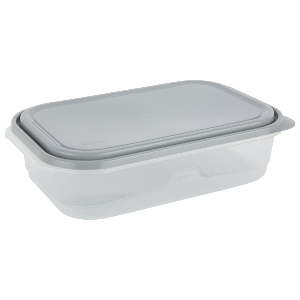 10844 GoodCook EveryWare Rectangle 1 GL Food Storage Container - 2pk