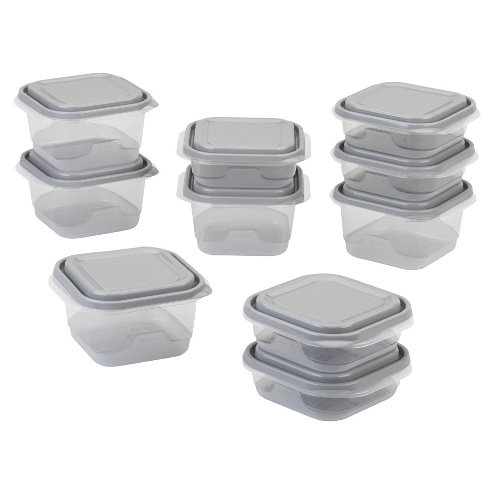 10849 GoodCook Square Set Food Containers (2.9-Cup and 5.2-Cup) 10PC