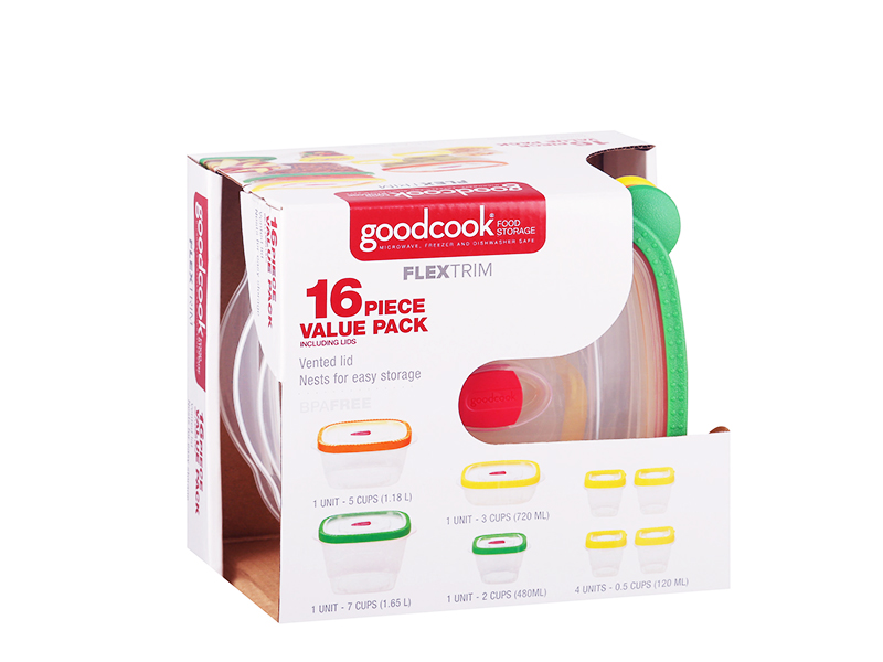 10770 GoodCook Flex Trim Food Storage Value 16PC