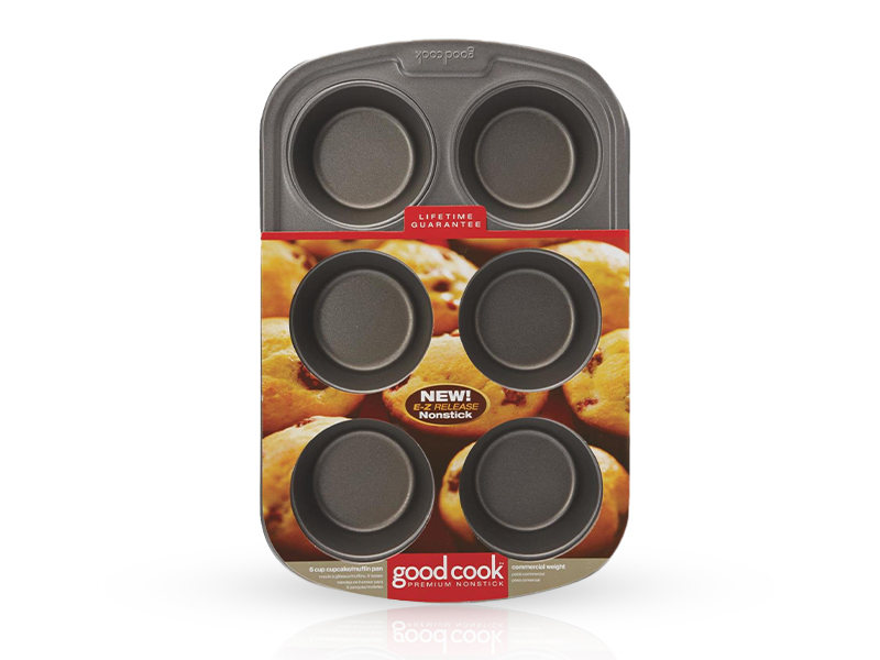 GoodCook 6-Cup Non-Stick Muffin Pan