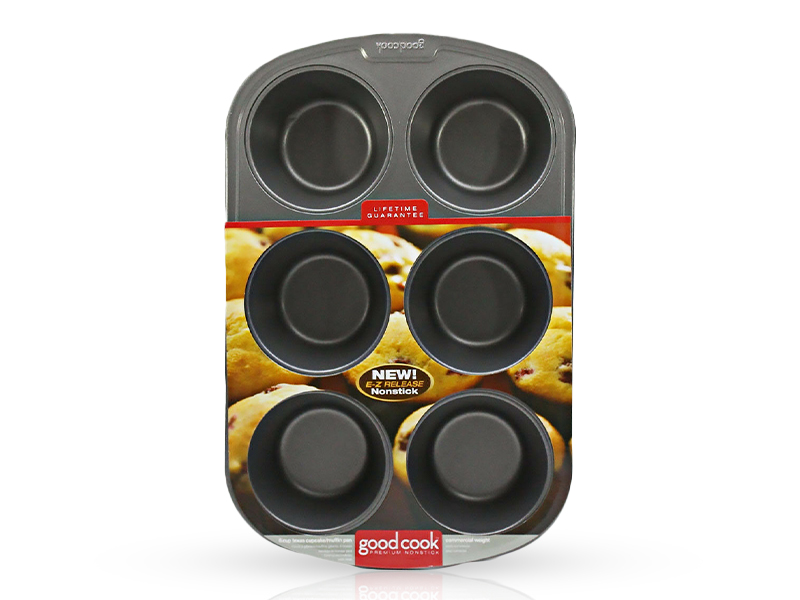 GoodCook 6-Cup Texas Size Non-Stick Muffin Pan