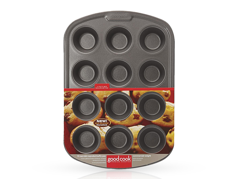 GoodCook 12-Cup Mini Non-Stick Muffin Pan