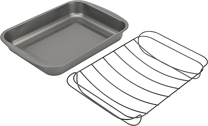 Good Cook, NS Large Roast Pan with Rack, 15 x11