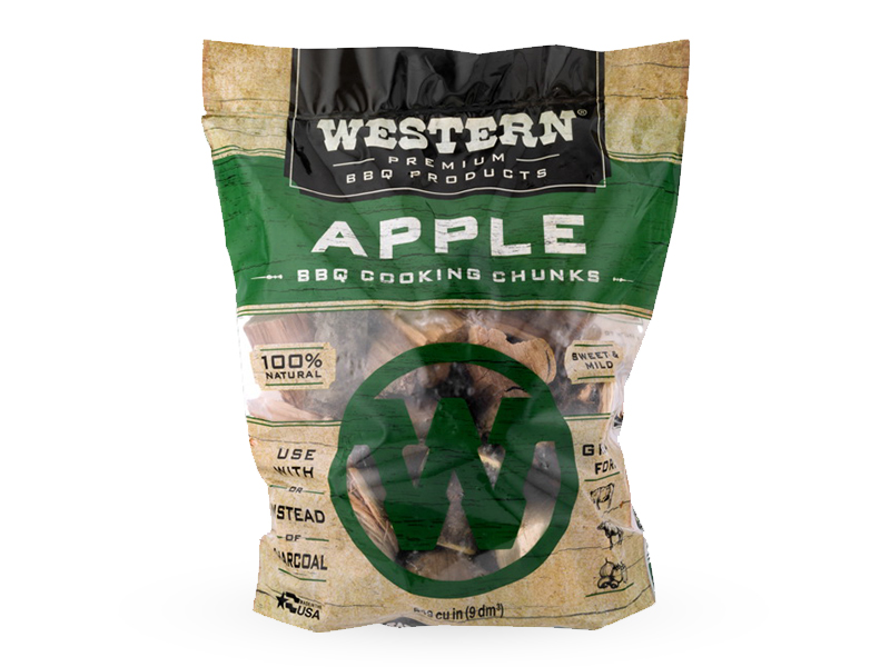 28080 - Western, Apple Chunks / ก้อนไม้หอมรมควันเวสเทิร์นกลิ่นแอปเปิล