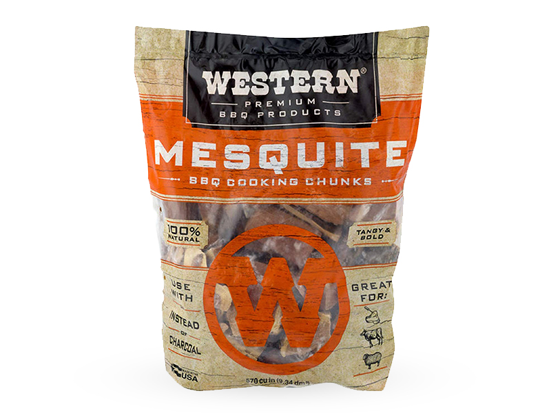 78054 - Western, Mesquite Chunks / ก้อนไม้หอมรมควันเวสเทิร์นกลิ่นเมสไควท์