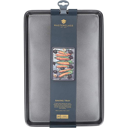 135759 KCMCHB3 MasterClass Non-Stick Baking Tray 39x27x2cm, Sleeved ถาดอบขนาด จากอังกฤษ 135759 KCMCHB3 MasterClass Non-Stick Baking Tray 39x27x2cm, Sleeved ถาดอบขนาด จากอังกฤษ