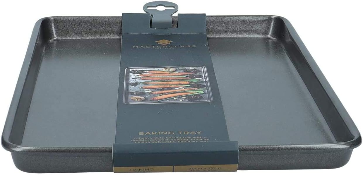 135759 KCMCHB3 MasterClass Non-Stick Baking Tray 39x27x2cm, Sleeved ถาดอบขนาด จากอังกฤษ 135759 KCMCHB3 MasterClass Non-Stick Baking Tray 39x27x2cm, Sleeved ถาดอบขนาด จากอังกฤษ