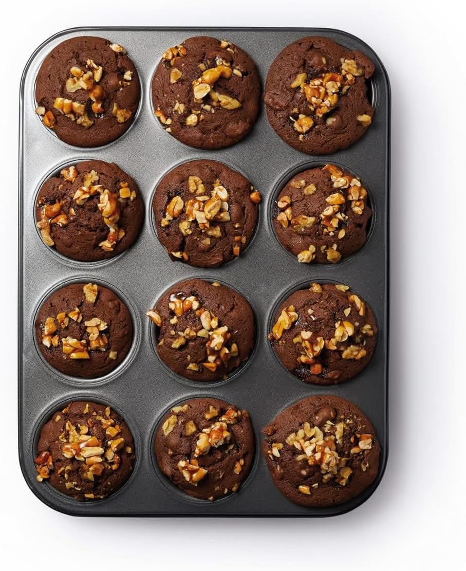 135780 KCMCHB7 Master Class Non-Stick Twelve Hole Deep Baking Pan 35x27cm Sleeved พิมพ์อบมัฟฟิน 12 หลุม จากอังกฤษ UK 135780 KCMCHB7 Master Class Non-Stick Twelve Hole Deep Baking Pan 35x27cm Sleeved พิมพ์อบมัฟฟิน 12 หลุม จากอังกฤษ UK