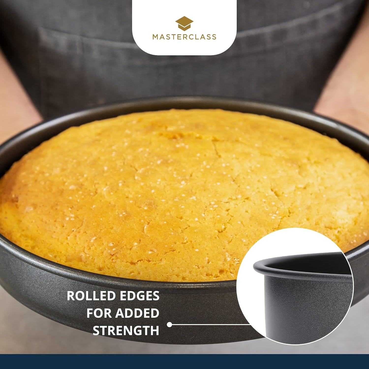135834 KCMCHB12	MC Non-Stick Loose Base Sandwich Pan Round 20cm (8