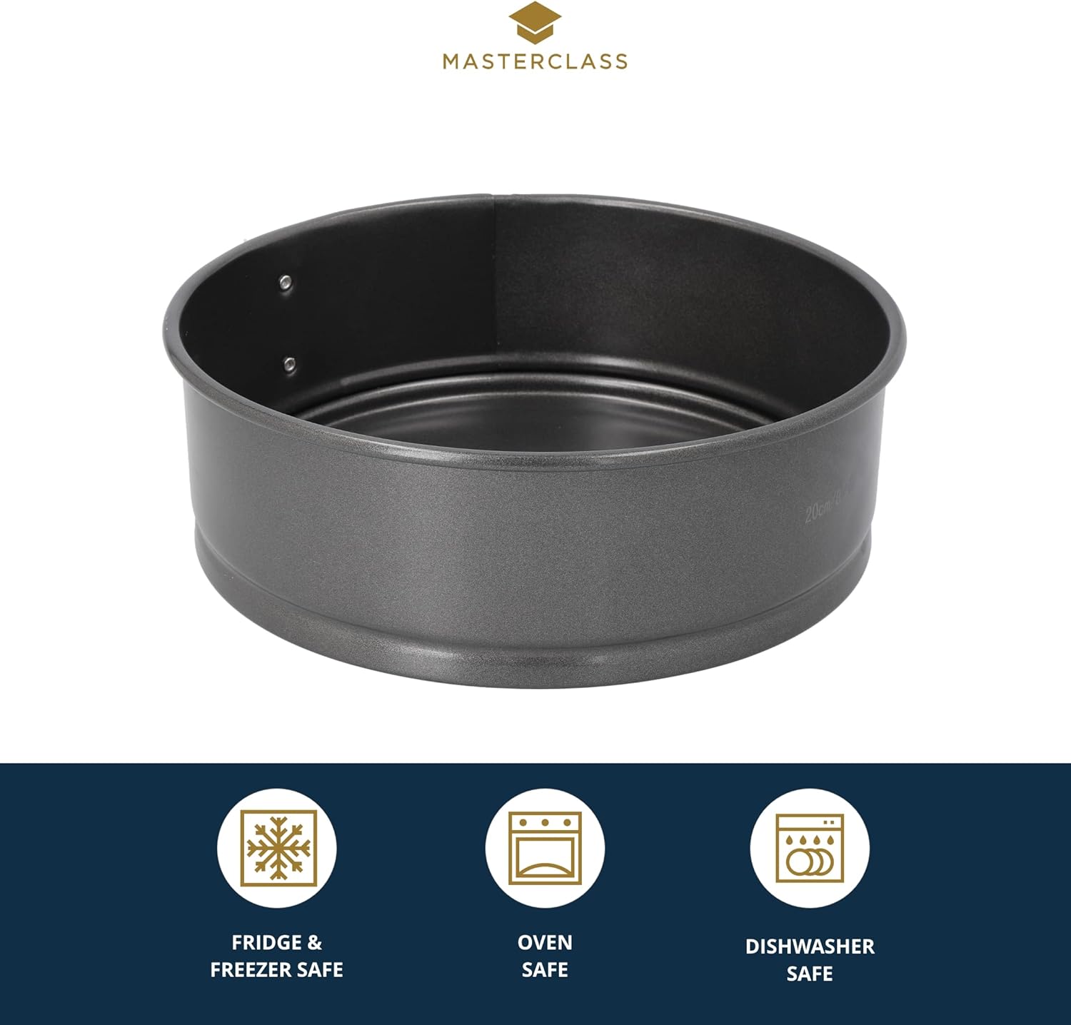 137142 KCMCHB19 MC Non-Stick Spring Form Loose Base Cake Pan Round 20cm (8 137142 KCMCHB19 MC Non-Stick Spring Form Loose Base Cake Pan Round 20cm (8