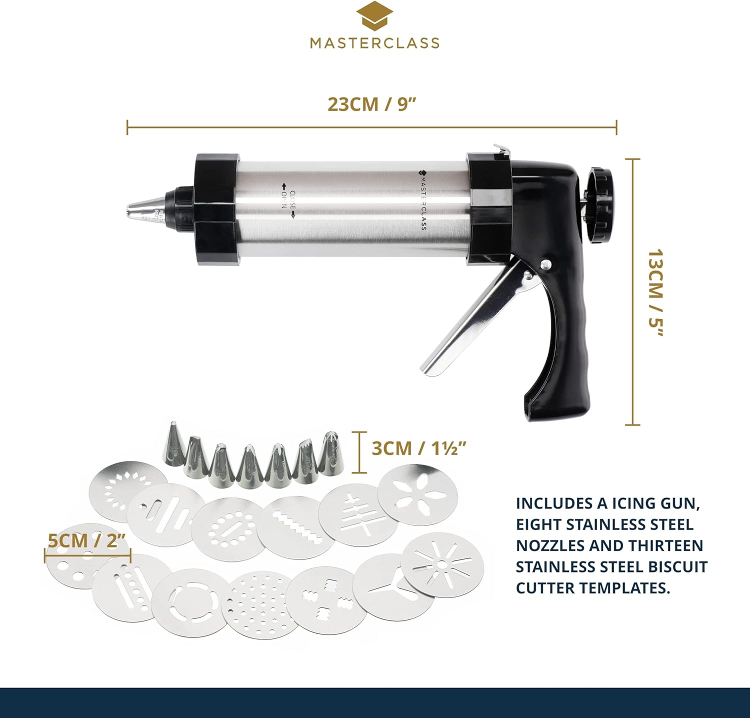 MCICINGPRO - MC BISCUIT/ICING SET 8 NOZZLE/13 CUTTER MCICINGPRO - MC BISCUIT/ICING SET 8 NOZZLE/13 CUTTER