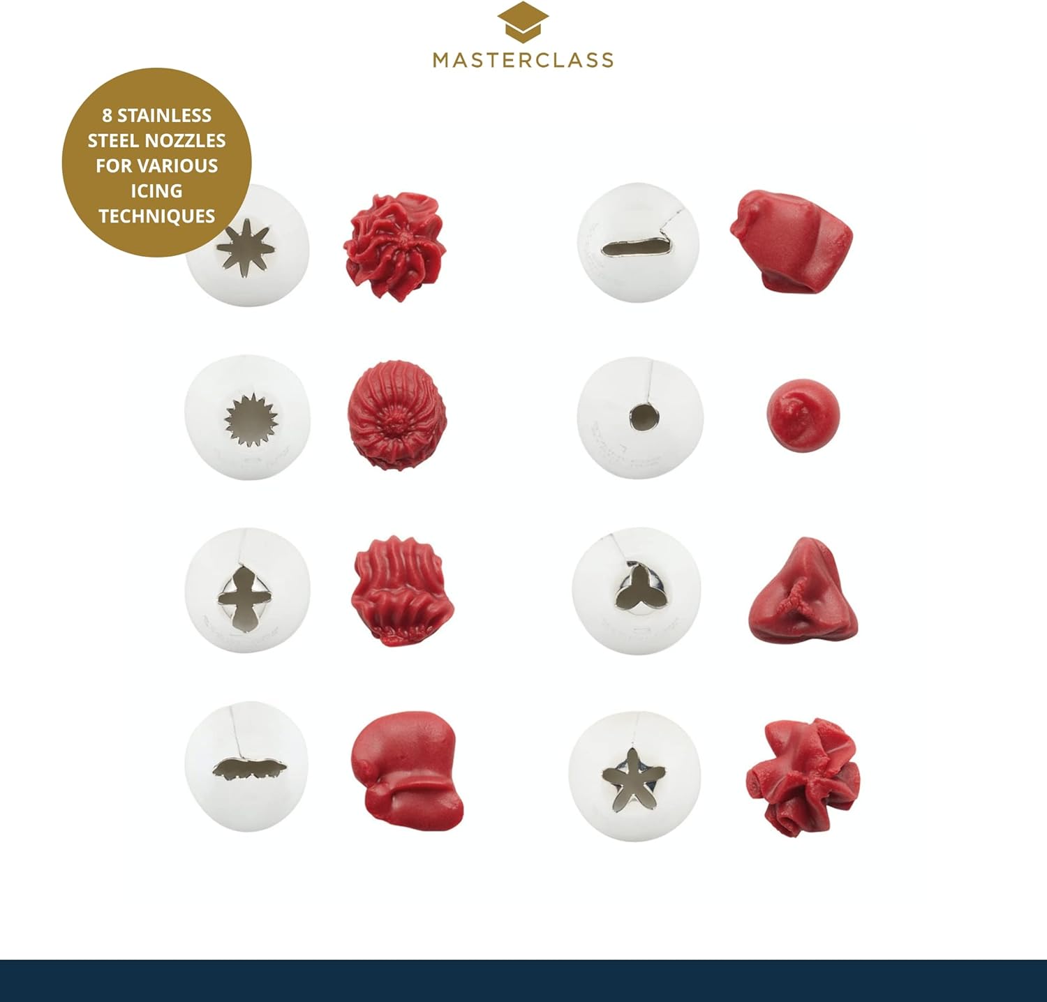 MCICINGPRO - MC BISCUIT/ICING SET 8 NOZZLE/13 CUTTER MCICINGPRO - MC BISCUIT/ICING SET 8 NOZZLE/13 CUTTER