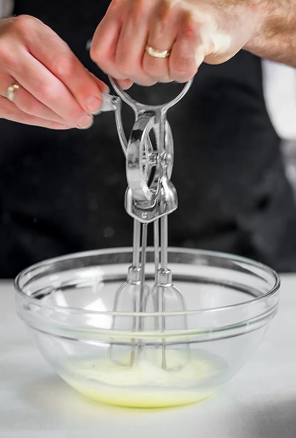 MCAB7705 -	MC ROTARY WHISK S/STEEL ที่ตีไข่มือหมุนมาสเตอร์คลาส