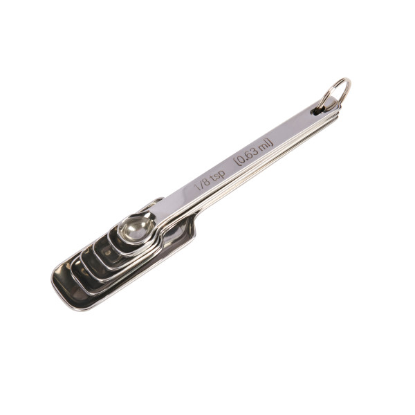 KCMEASURE6 - MC MEASURING SPOON SET OF 6 S/STEEL ชุดช้อนตวงสแตนเลสเลส 6 ชิ้น มาสเตอร์คลาส KCMEASURE6 - MC MEASURING SPOON SET OF 6 S/STEEL ชุดช้อนตวงสแตนเลสเลส 6 ชิ้น มาสเตอร์คลาส