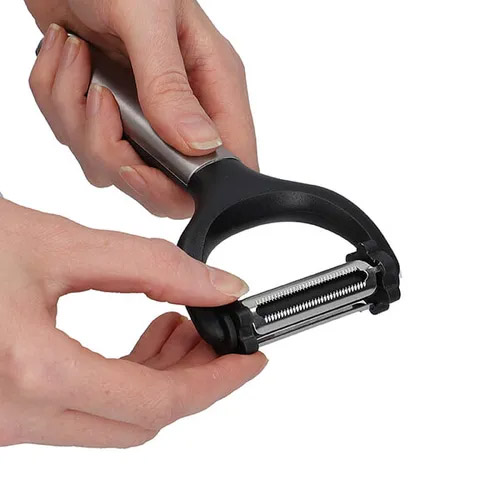 MC3IN1PEEL - MC PEELER 3 IN 1 S/STEEL ที่ปอกเปลือกผลไม้Y3อิน1สเตนเลสมาสเตอร์คลาส