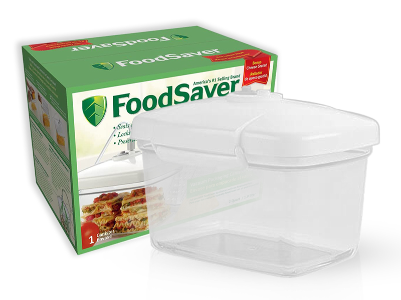 11.11 T02000079P10 FoodSaver 2QT Vacuum Storage Canister กล่องสุญญากาศ 1.9 ลิตร กล่องอาหาร กล่องถนอมอาหาร